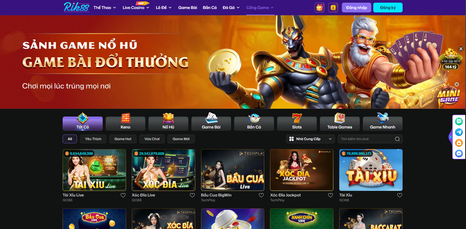 Kho game cá cược làm chấn động giới cược thủ Việt Nam