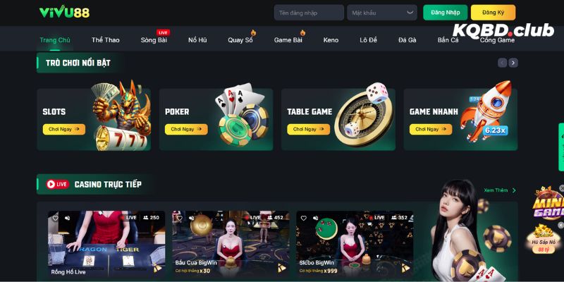 Thiên đường giải trí đầy hấp dẫn người chơi được trải nghiệm