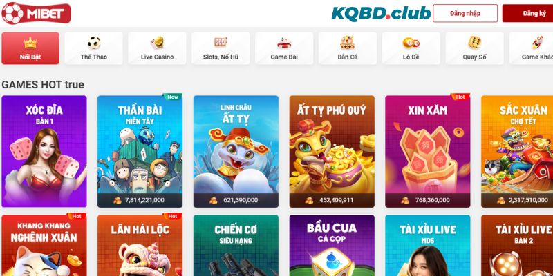 MIBET cung cấp cho hội viên một hệ sinh thái giải trí cá cược toàn diện