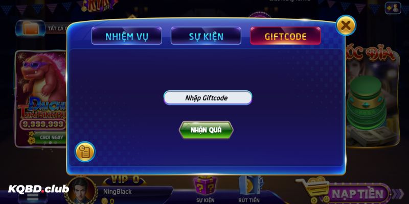 Người chơi có thể nhận được quà và ưu đãi từ Giftcode