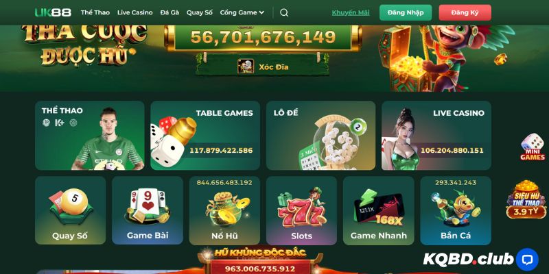 UK88 - nhà cái xanh chín số 1 tại châu Á